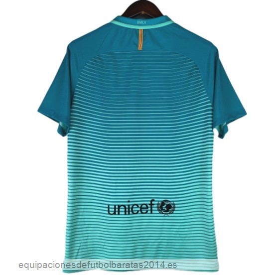 Nuevo 3ª Camiseta Barcelona Retro 2016 2017 Verde Baratas